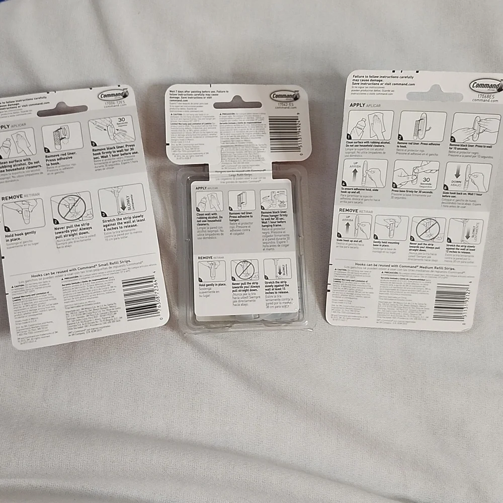 Command Damage-Free Hooks, Child Safety Locks and Suction Hooks